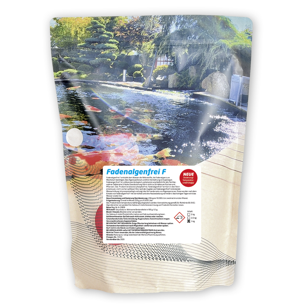 Free of filamentous algae F 