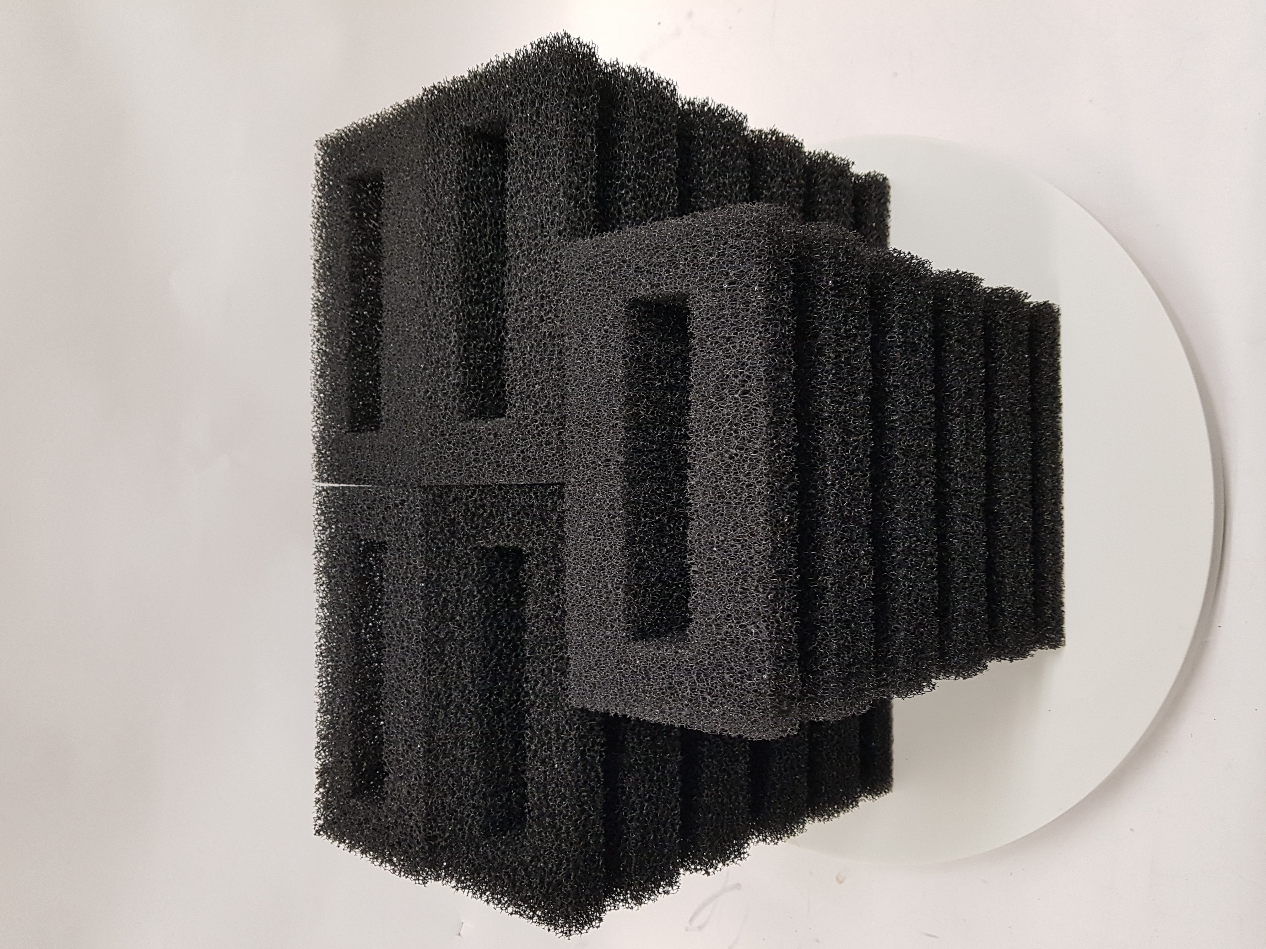 Filter mat for Aquaking UBF 25000 with handle, 5 pieces (black only) – unused 