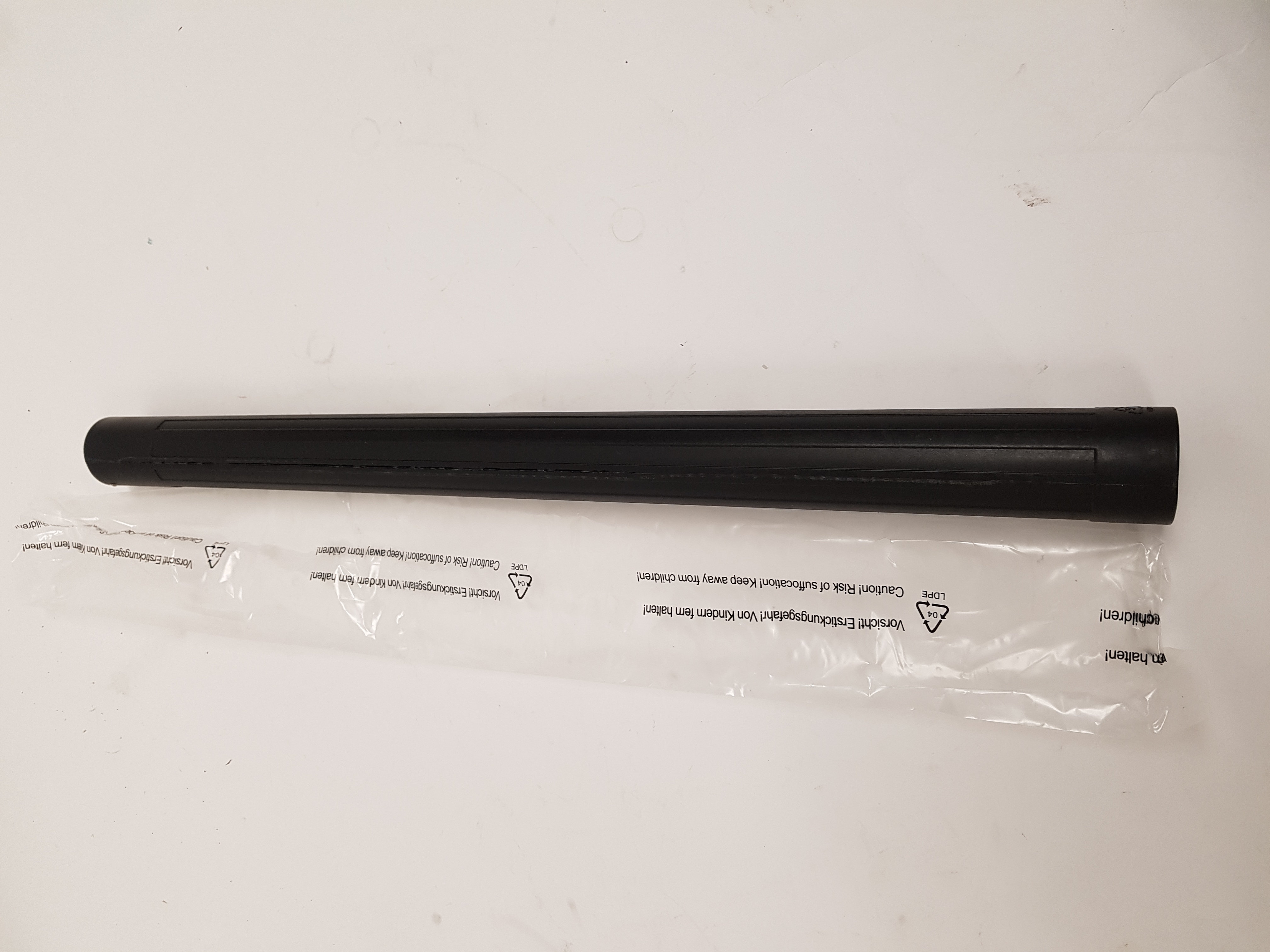 Suction pipe extension (black) for AquaForte Vacuum pond cleaner - As new