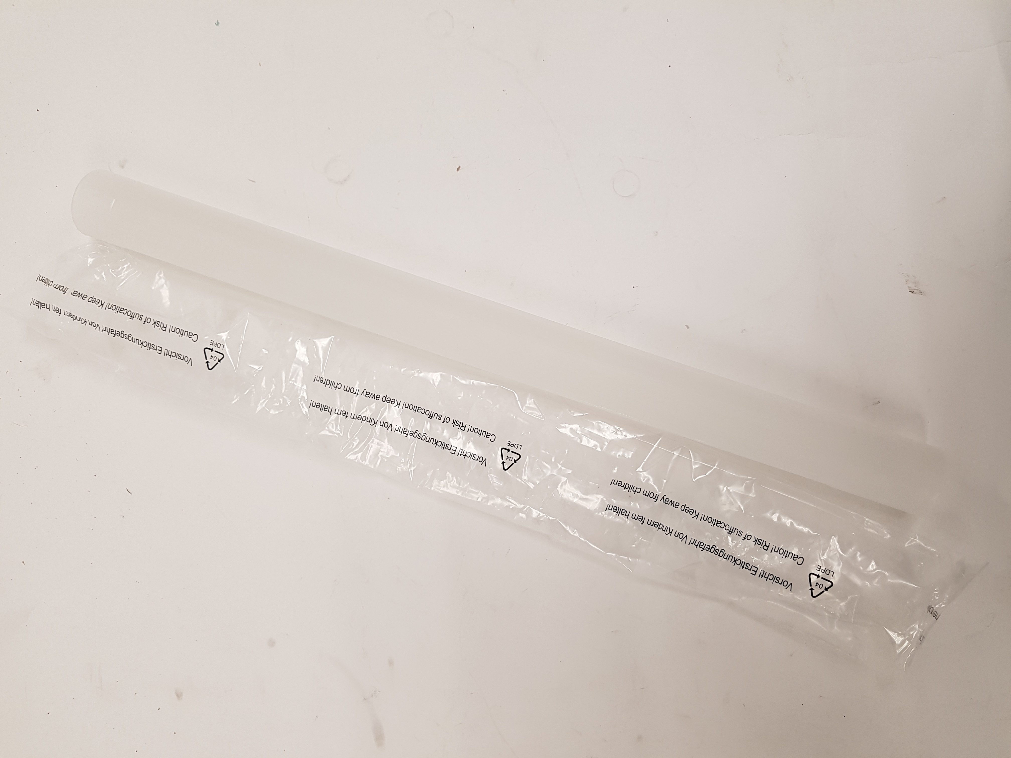 Suction pipe extension (transparent) for AquaForte Vacuum pond cleaner - As good as new